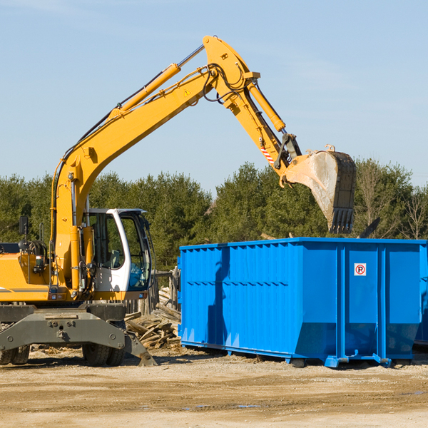 what size residential dumpster rentals are available in Boone County